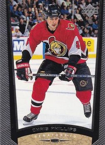 #140 Chris Phillips - Ottawa Senators - 1998-99 Upper Deck Hockey