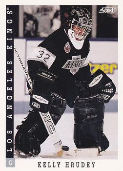 #140 Kelly Hrudey - Los Angeles Kings - 1993-94 Score Canadian Hockey