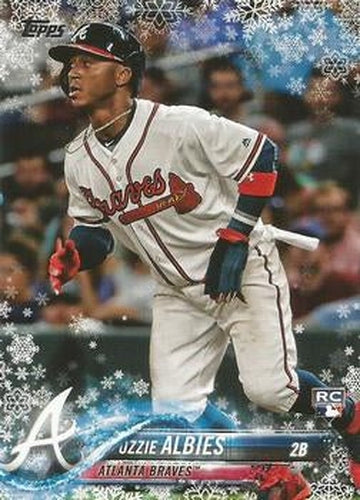 #HMW140 Ozzie Albies - Atlanta Braves - 2018 Topps Holiday Baseball