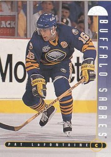 #140 Pat LaFontaine - Buffalo Sabres - 1995-96 Leaf Hockey