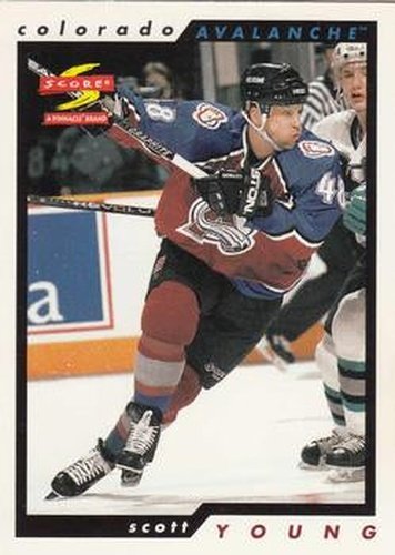 #140 Scott Young - Colorado Avalanche - 1996-97 Score Hockey