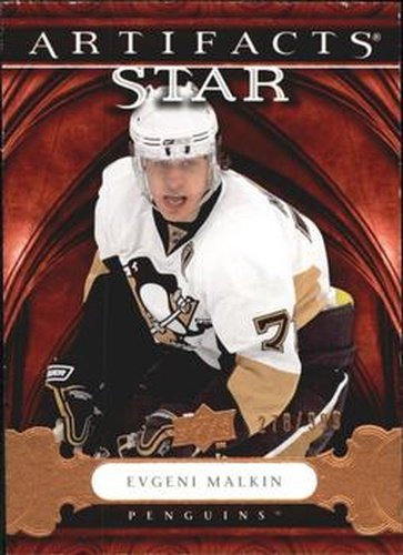 #140 Evgeni Malkin - Pittsburgh Penguins - 2009-10 Upper Deck Artifacts Hockey
