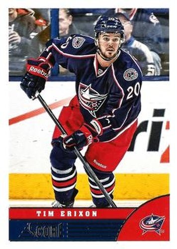 #140 Tim Erixon - Columbus Blue Jackets - 2013-14 Score Hockey