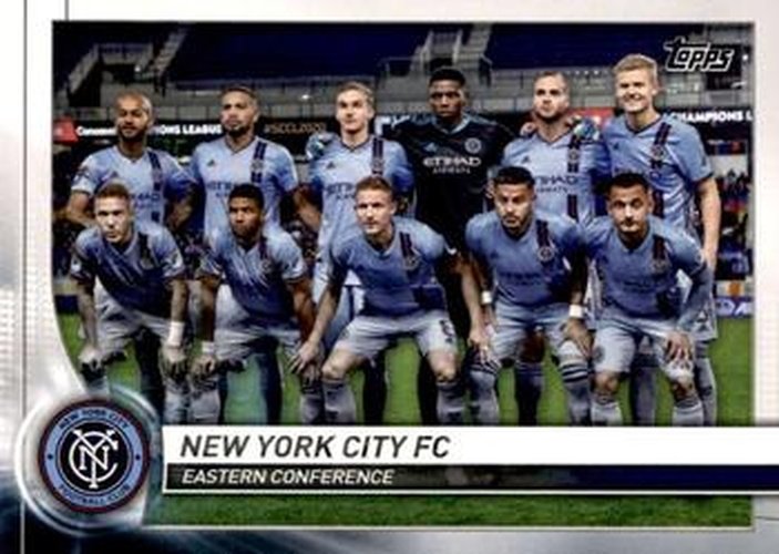 #140 New York City - New York City FC - 2020 Topps MLS Soccer