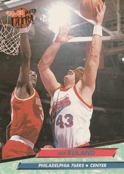 #140 Jeff Ruland - Philadelphia 76ers - 1992-93 Ultra Basketball