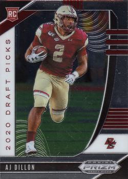 #140 AJ Dillon- Boston College Eagles - 2020 Panini Prizm Draft Picks Football