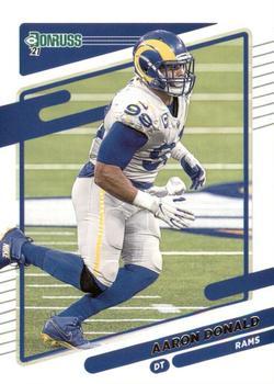 #140 Aaron Donald - Los Angeles Rams - 2021 Donruss Football