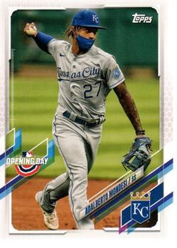 #140 Adalberto Mondesi - Kansas City Royals - 2021 Topps Opening Day Baseball