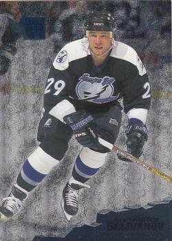 #140 Alexander Selivanov - Tampa Bay Lightning - 1995-96 Metal Hockey
