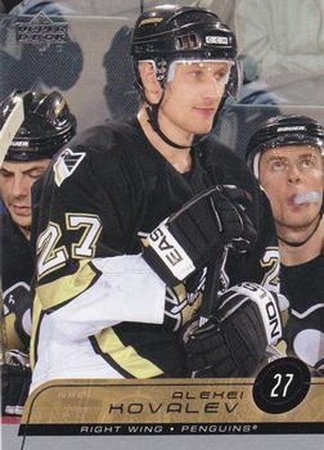 #140 Alexei Kovalev - Pittsburgh Penguins - 2002-03 Upper Deck Hockey