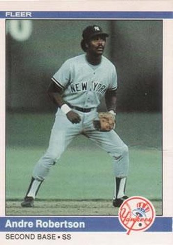 #140 Andre Robertson - New York Yankees - 1984 Fleer Baseball