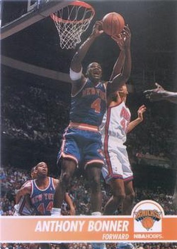 #140 Anthony Bonner - New York Knicks - 1994-95 Hoops Basketball