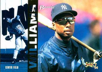 #140 Bernie Williams - New York Yankees - 1994 Select Baseball