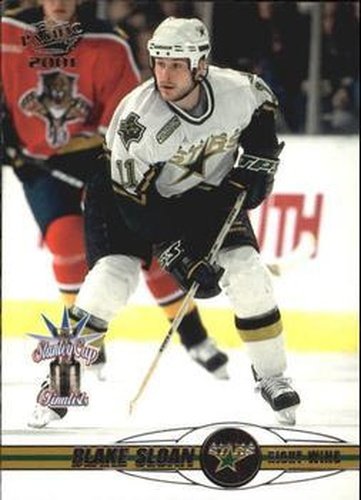 #140 Blake Sloan - Dallas Stars - 2000-01 Pacific Hockey