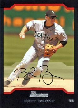 #140 Bret Boone - Seattle Mariners - 2004 Bowman Baseball