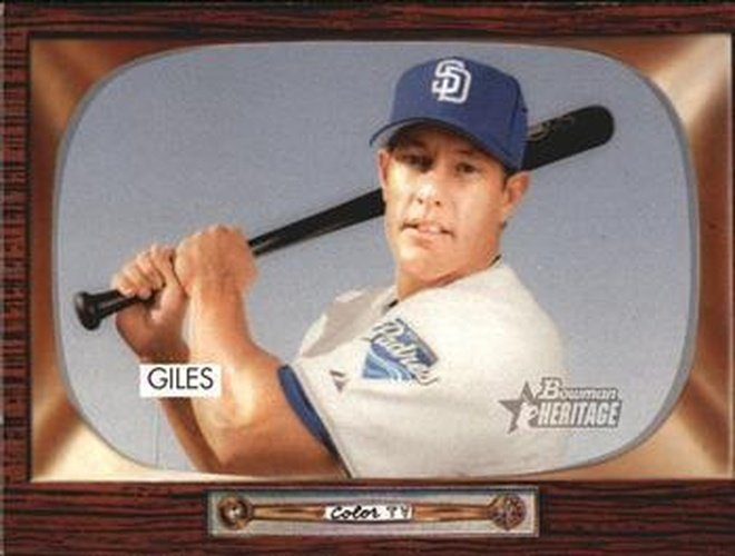 #140 Brian Giles - San Diego Padres - 2004 Bowman Heritage Baseball