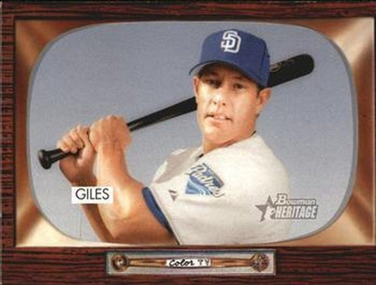 #140 Brian Giles - San Diego Padres - 2004 Bowman Heritage Baseball