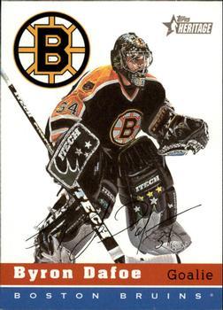 #140 Byron Dafoe - Boston Bruins - 2000-01 Topps Heritage Hockey