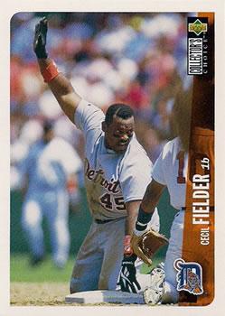 #140 Cecil Fielder - Detroit Tigers - 1996 Collector's Choice Baseball