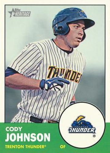#140 Cody Johnson - Trenton Thunder - 2012 Topps Heritage Minor League Baseball