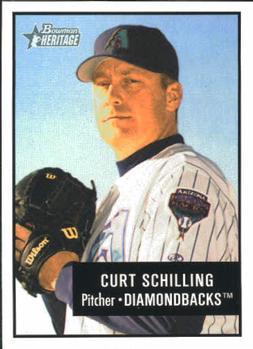 #140 Curt Schilling - Arizona Diamondbacks - 2003 Bowman Heritage Baseball
