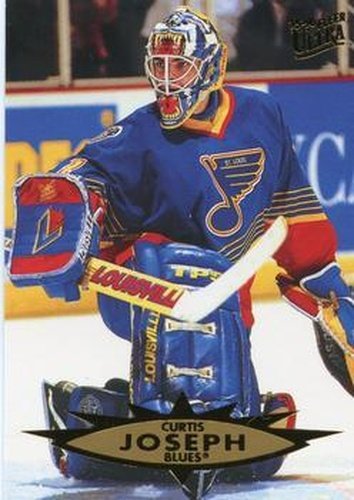 #140 Curtis Joseph - St. Louis Blues - 1995-96 Ultra Hockey