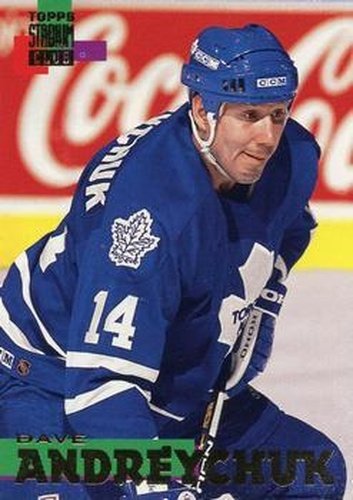 #140 Dave Andreychuk - Toronto Maple Leafs - 1994-95 Stadium Club Hockey