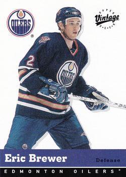 #140 Eric Brewer - Edmonton Oilers - 2000-01 Upper Deck Vintage Hockey