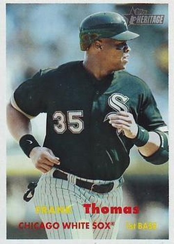 #140 Frank Thomas - Chicago White Sox - 2006 Topps Heritage Baseball