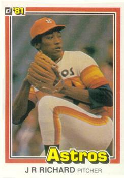 #140 J.R. Richard - Houston Astros - 1981 Donruss Baseball