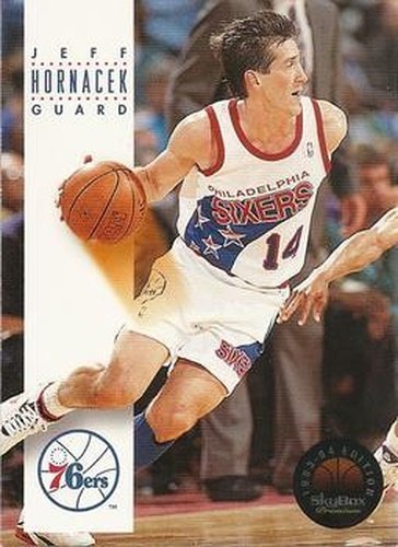 #140 Jeff Hornacek - Philadelphia 76ers - 1993-94 SkyBox Premium Basketball