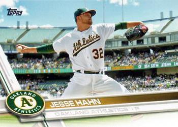#140 Jesse Hahn - Oakland Athletics - 2017 Topps Baseball