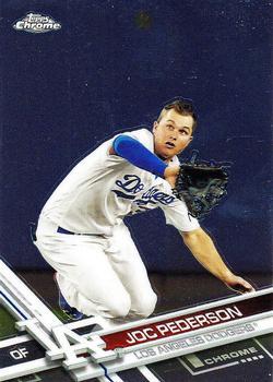 #140 Joc Pederson - Los Angeles Dodgers - 2017 Topps Chrome Baseball