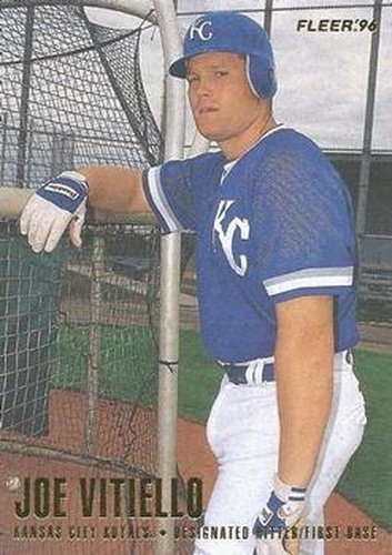 #140 Joe Vitiello - Kansas City Royals - 1996 Fleer Baseball