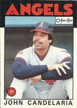 #140 John Candelaria - California Angels - 1986 O-Pee-Chee Baseball
