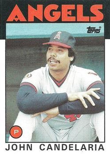 #140 John Candelaria - California Angels - 1986 Topps Baseball