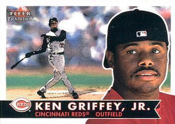 #140 Ken Griffey, Jr. - Cincinnati Reds - 2001 Fleer Tradition Baseball