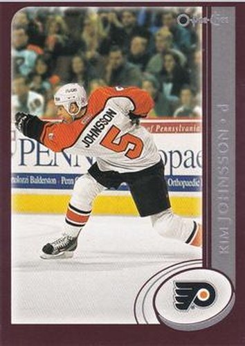 #140 Kim Johnsson - Philadelphia Flyers - 2002-03 O-Pee-Chee Hockey