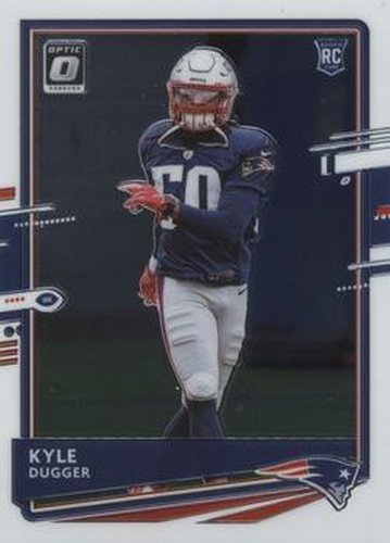 #140 Kyle Dugger - New England Patriots - 2020 Donruss Optic Football