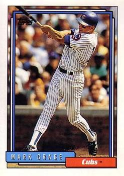 #140 Mark Grace - Chicago Cubs - 1992 Topps Baseball