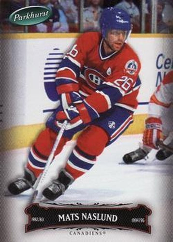 #140 Mats Naslund - Montreal Canadiens - 2006-07 Parkhurst Hockey