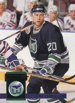 #140 Nick Kypreos - Hartford Whalers - 1993-94 Donruss Hockey