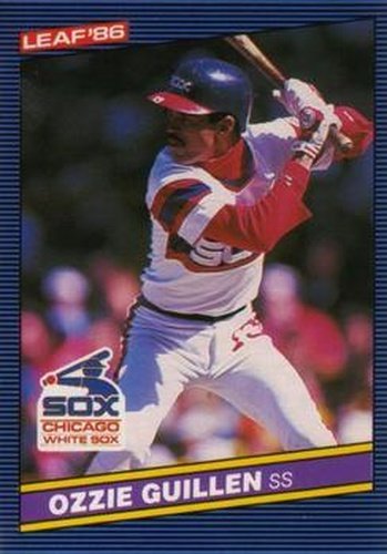 #140 Ozzie Guillen - Chicago White Sox - 1986 Leaf Baseball