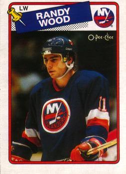 #140 Randy Wood - New York Islanders - 1988-89 O-Pee-Chee Hockey