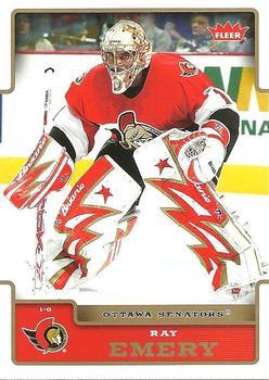 #140 Ray Emery - Ottawa Senators - 2006-07 Fleer Hockey