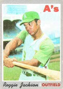 #140 Reggie Jackson - Oakland Athletics - 1970 Topps Baseball