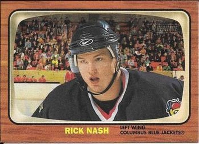 #140 Rick Nash - Columbus Blue Jackets - 2002-03 Topps Heritage Hockey