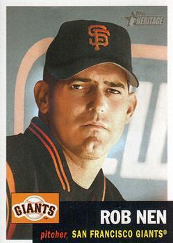 #140 Robb Nen - San Francisco Giants - 2002 Topps Heritage Baseball