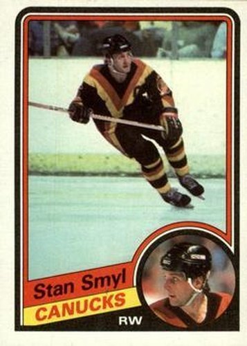 #140 Stan Smyl - Vancouver Canucks - 1984-85 Topps Hockey