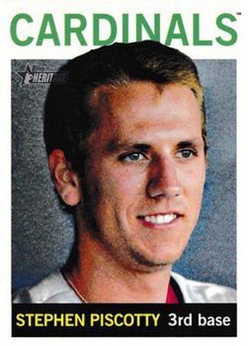 #140 Stephen Piscotty - Palm Beach Cardinals - 2013 Topps Heritage Minor League Baseball